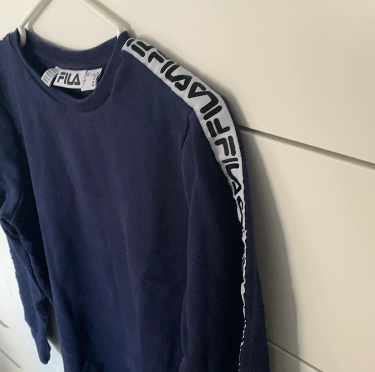 Fila Crewneck Sweatshirt Navy Blue Size Medium - photo 4