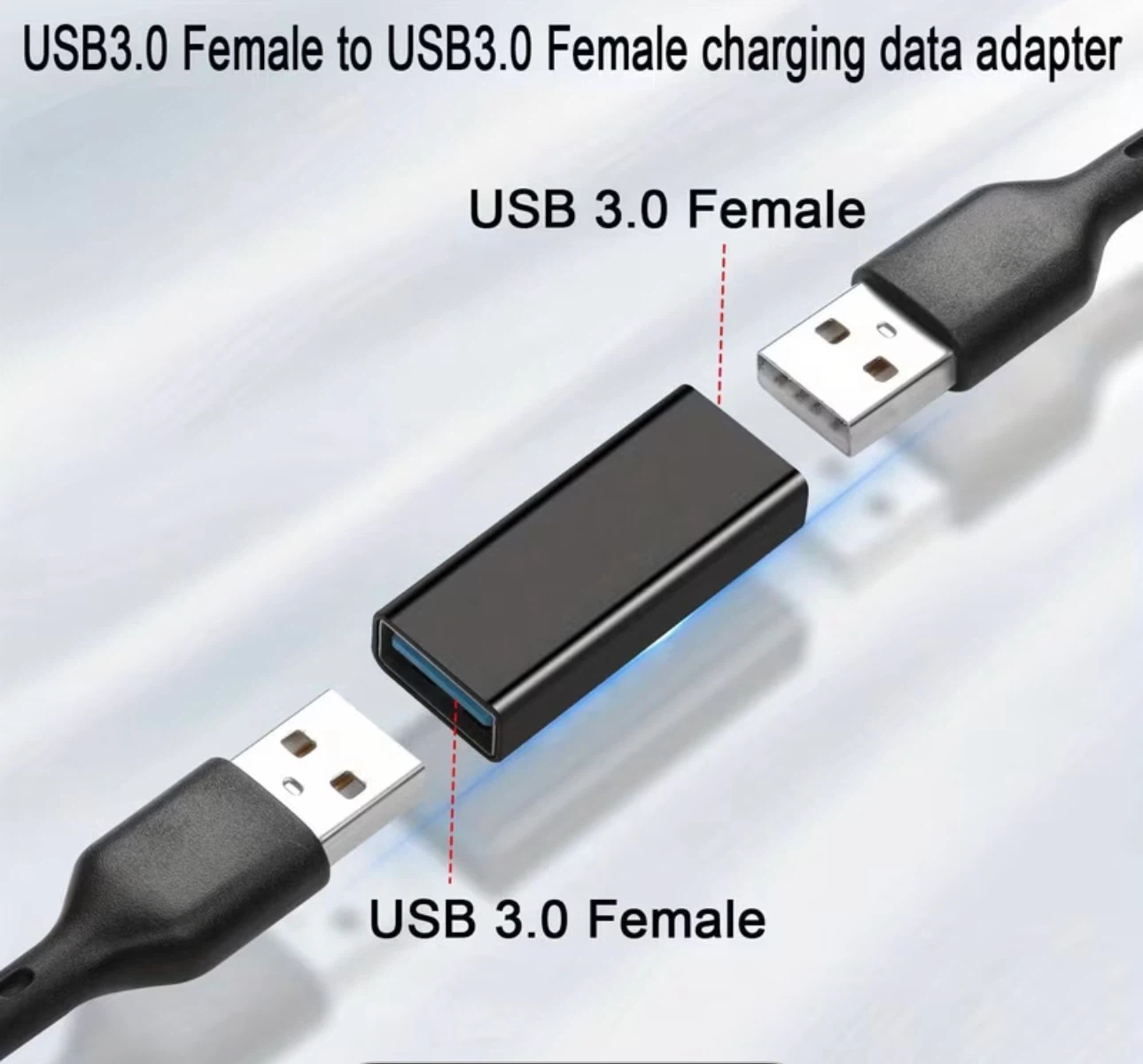 USB 3.0 Female to USB3.0 Female Adapter Coupler USB3.0 - photo 4