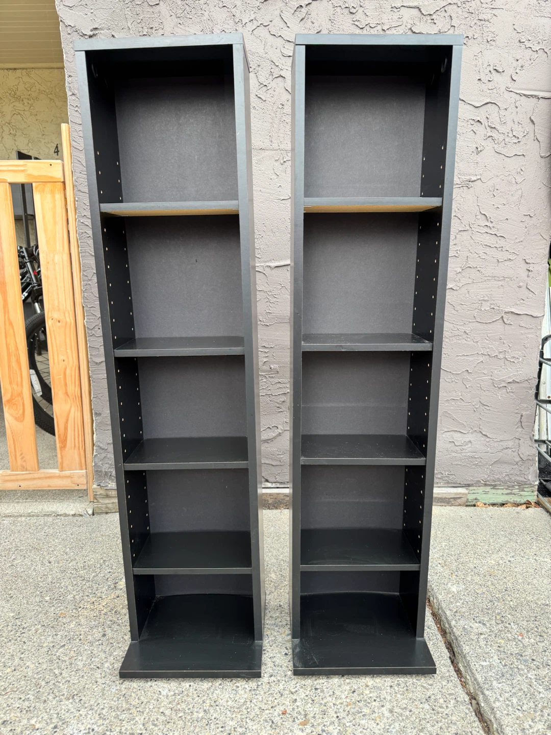 Meltimedia Media Storage Tower with 5-Adjustable Shelves