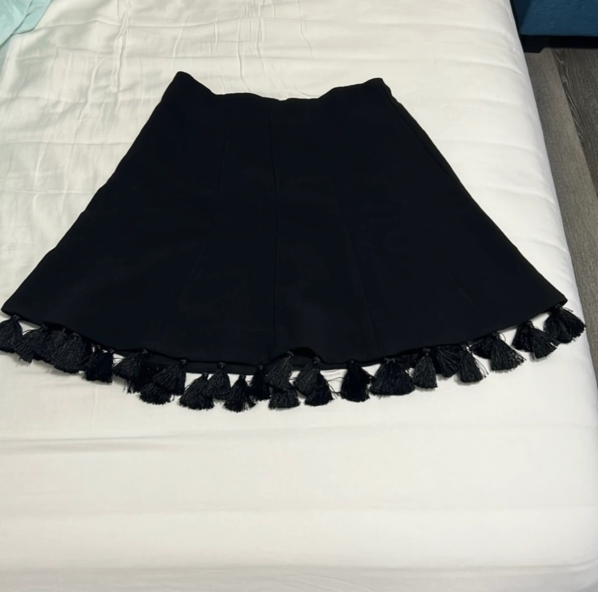 Club Monaco Black Tassel Skirt Size 10
