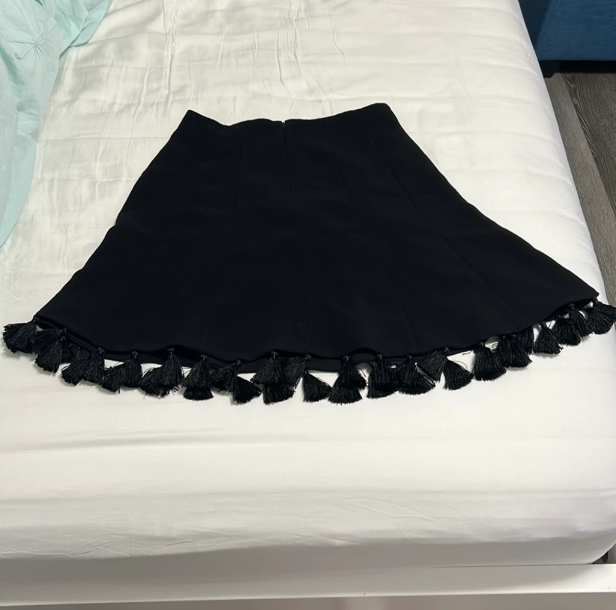 Club Monaco Black Tassel Skirt Size 10 - photo 2