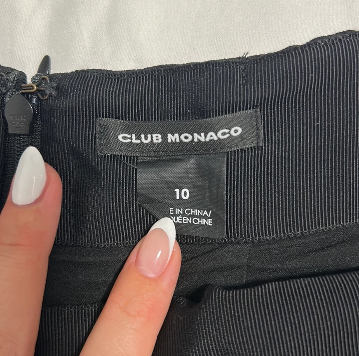 Club Monaco Black Tassel Skirt Size 10 - photo 4