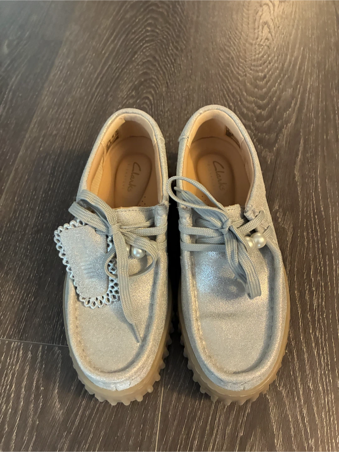 Clarks Torhill Bee Silver