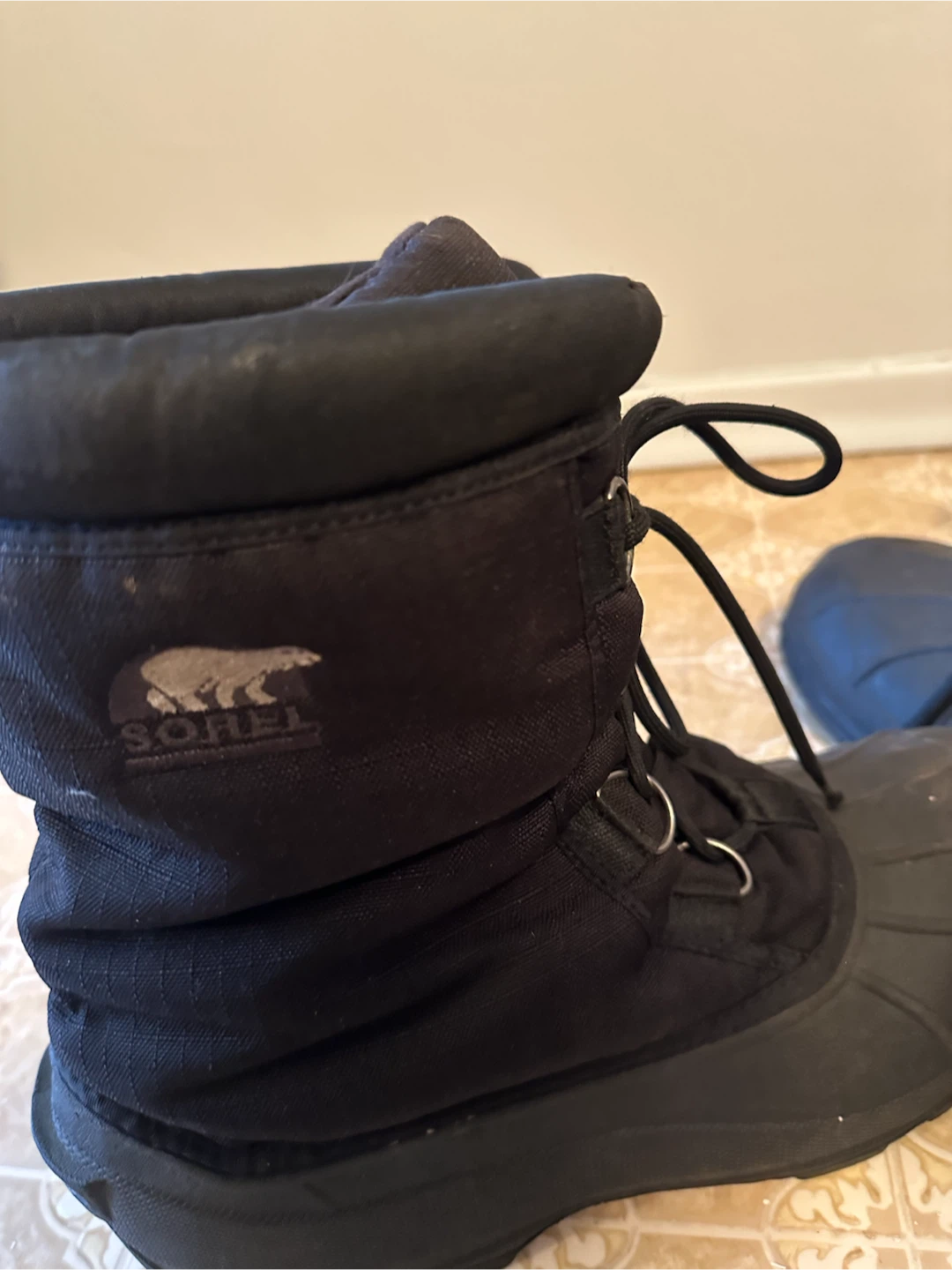 Black Sorel Winter Boots size 12 men's