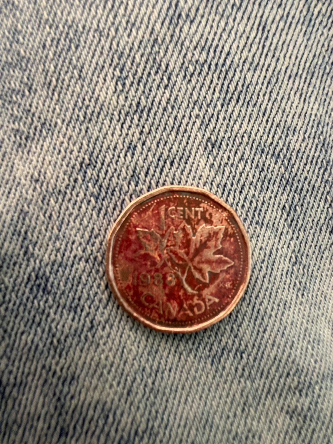 1988 Canada 1 Cent Coin