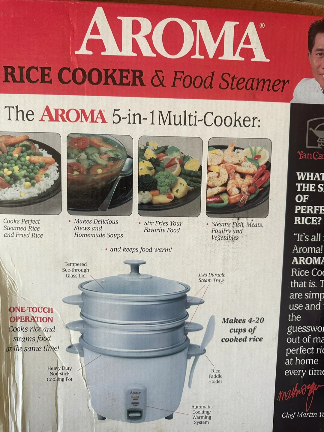 Aroma 5-in-1 Multi-Cooker Rice Cooker & Food Steamer - photo 2