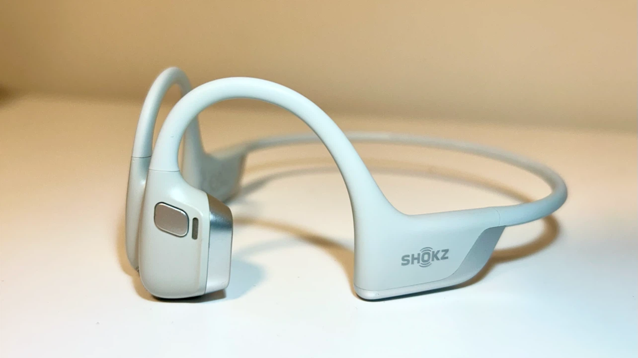 Shokz Open-Ear Bone Conduction Headphones - Silver (Standard)