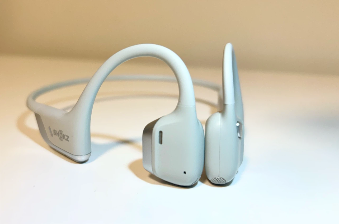 Shokz Open-Ear Bone Conduction Headphones - Silver (Standard) - photo 3