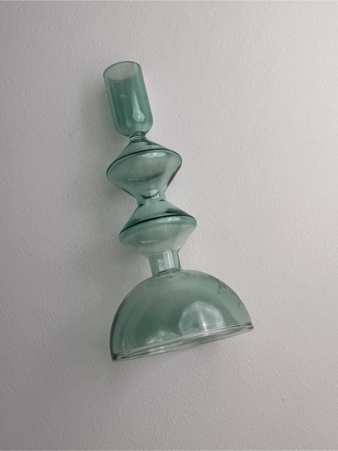 Glass Candle Holder