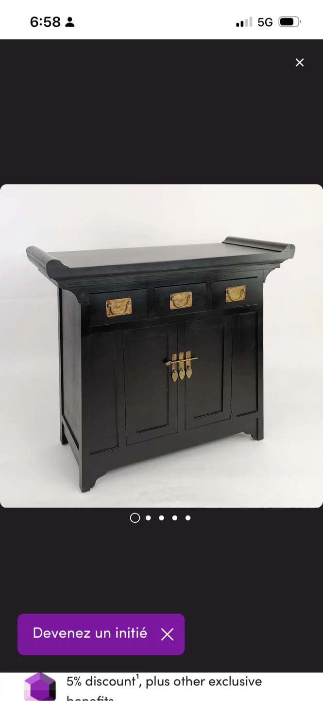 Black Console Table