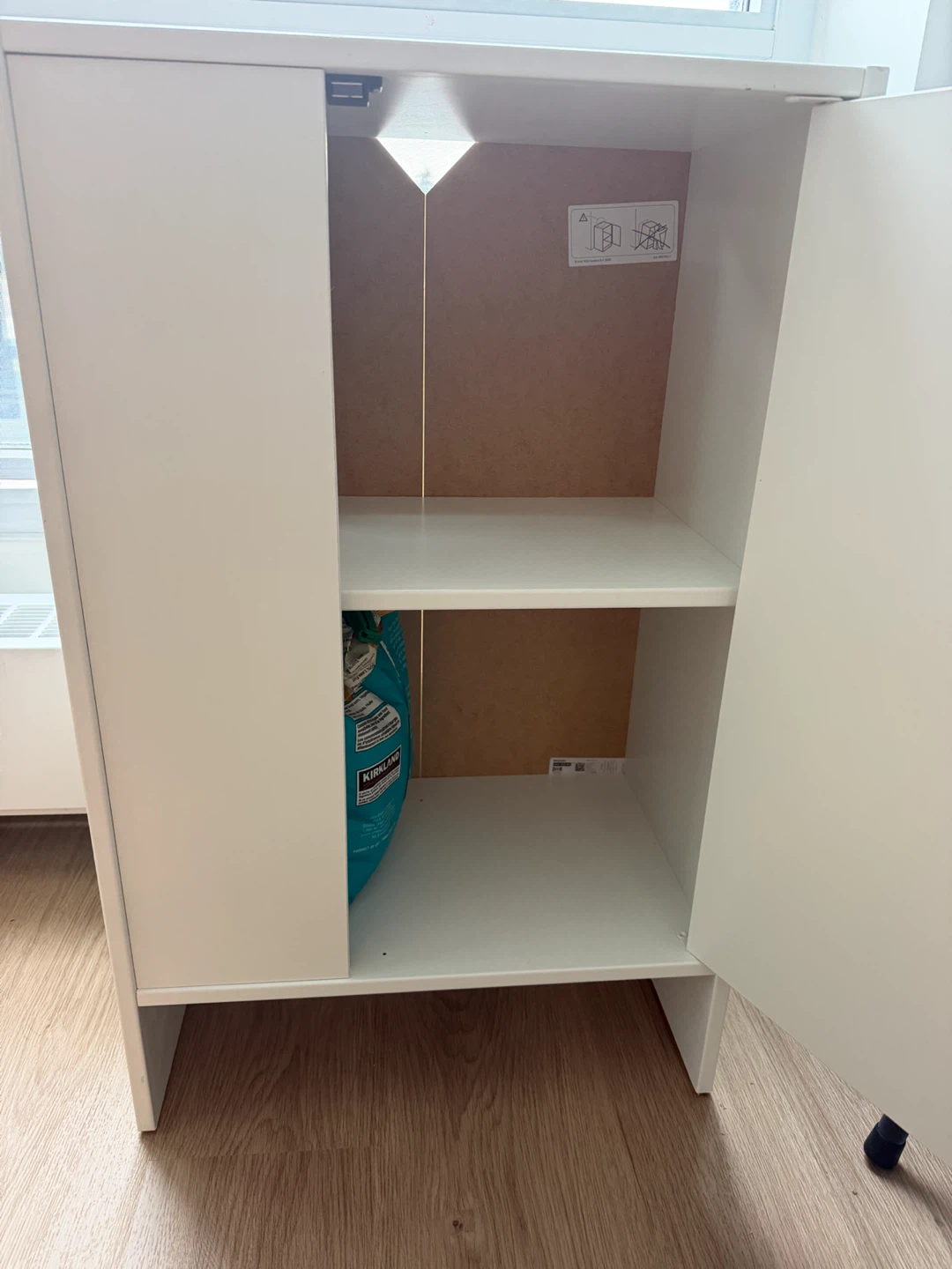 IKEA BAGGEBO Cabinet with Door, White - photo 2
