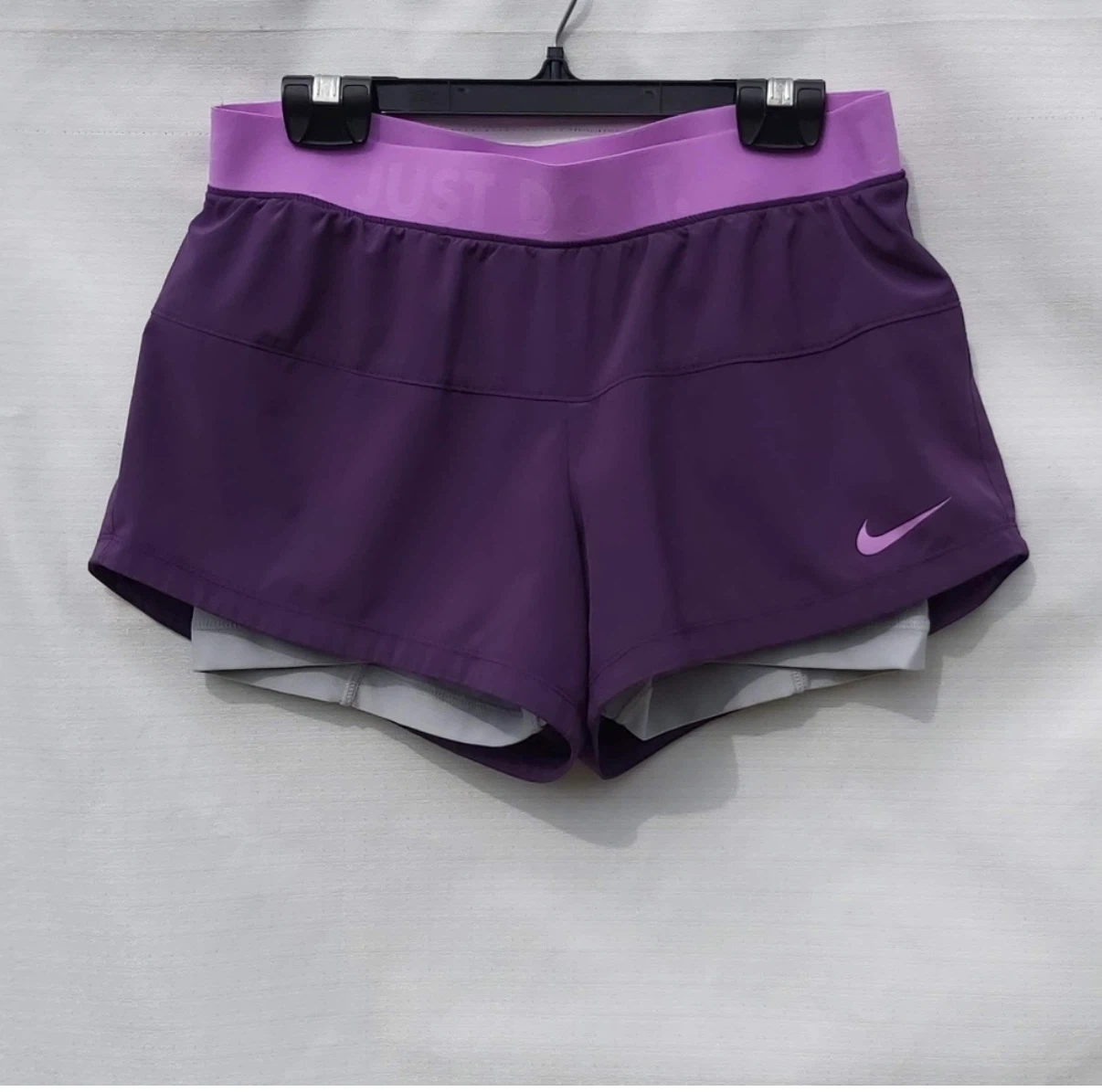 Nike Dri-Fit Running Shorts Purple Size S