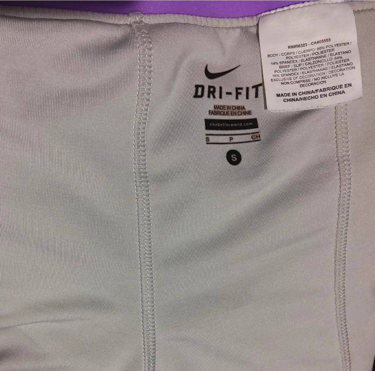 Nike Dri-Fit Running Shorts Purple Size S - photo 5