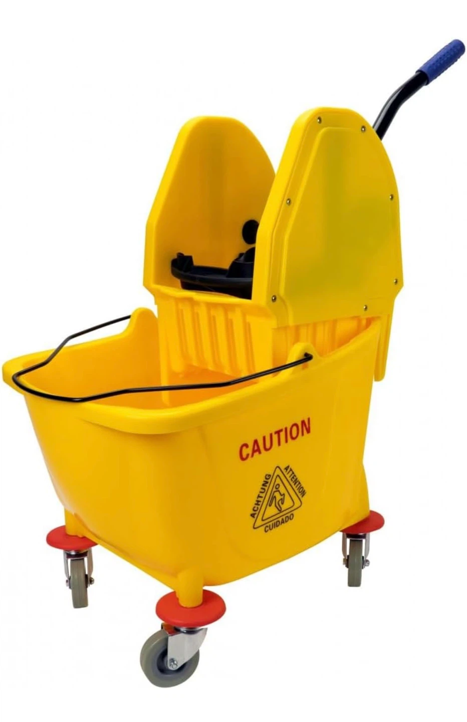 Yellow Mop Bucket with Wringer