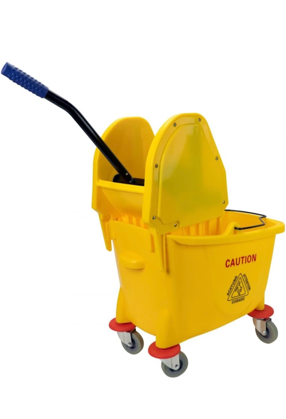Yellow Mop Bucket with Wringer - photo 2