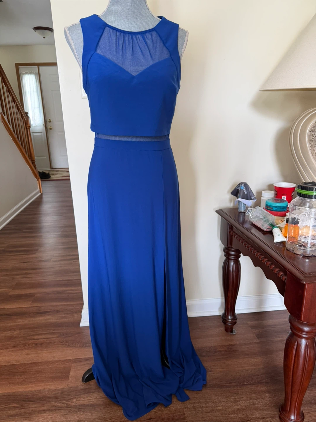 Nightway Royal Blue Maxi Dress Size 10