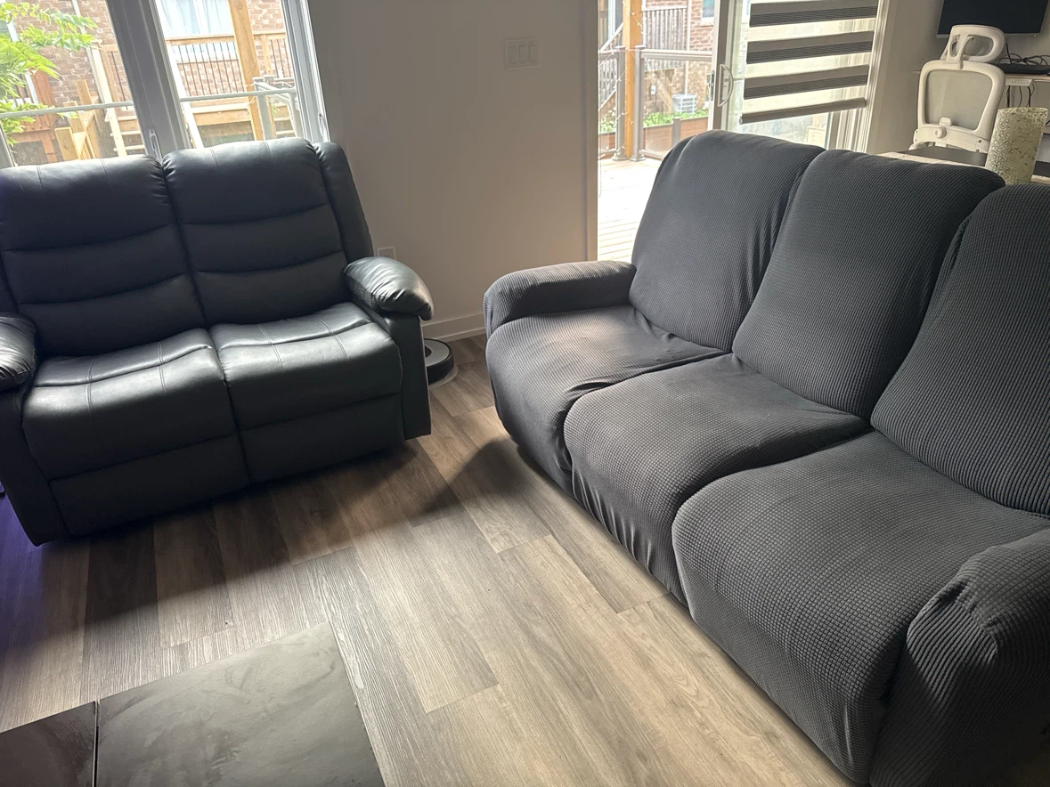 Reclining Loveseat and Sofa Set - photo 4