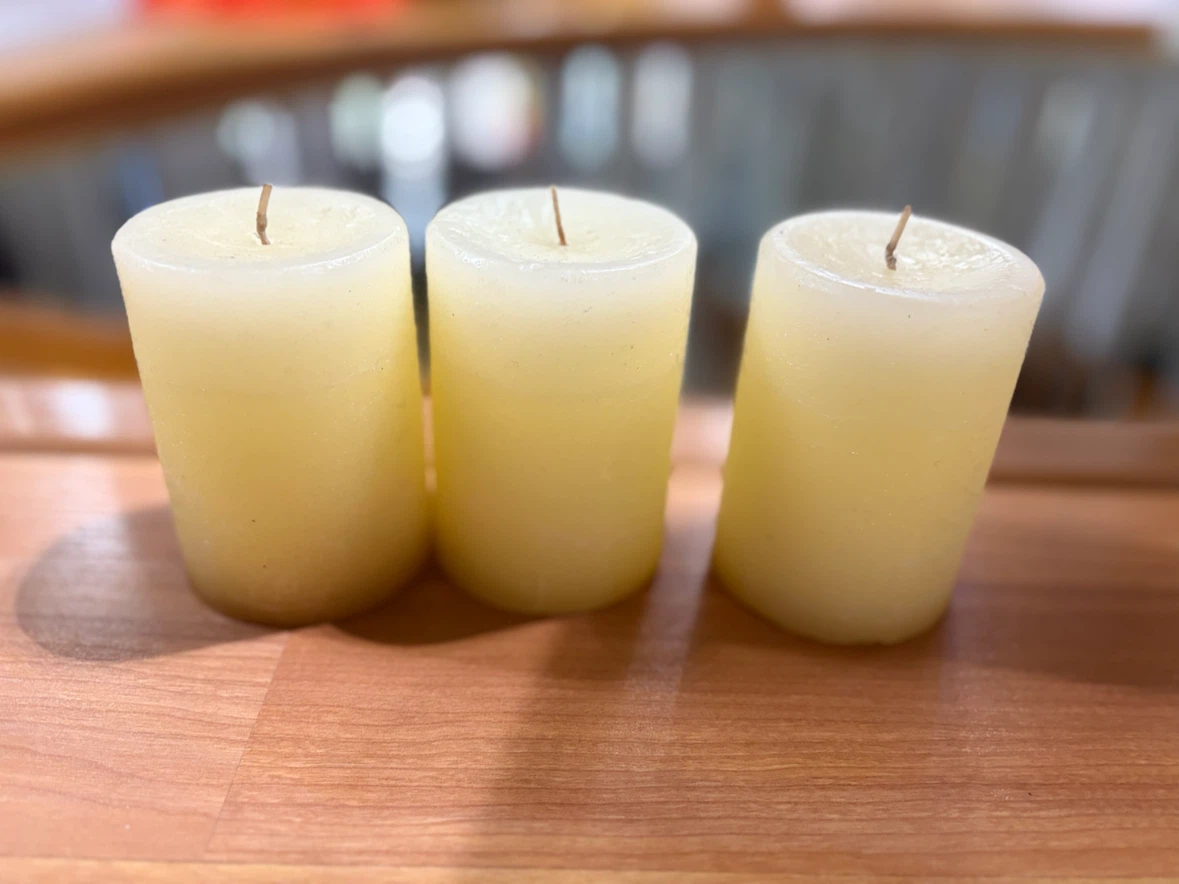 Set of 3 Pillar Candles (3 for $10)