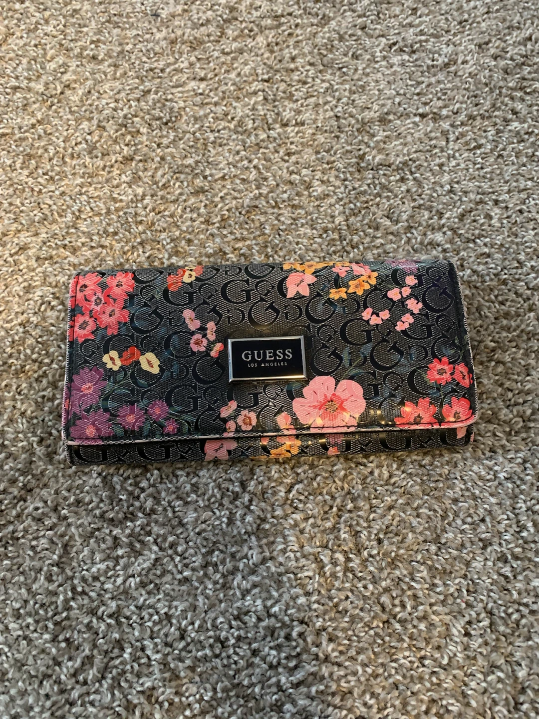 GUESS Floral Print Wallet