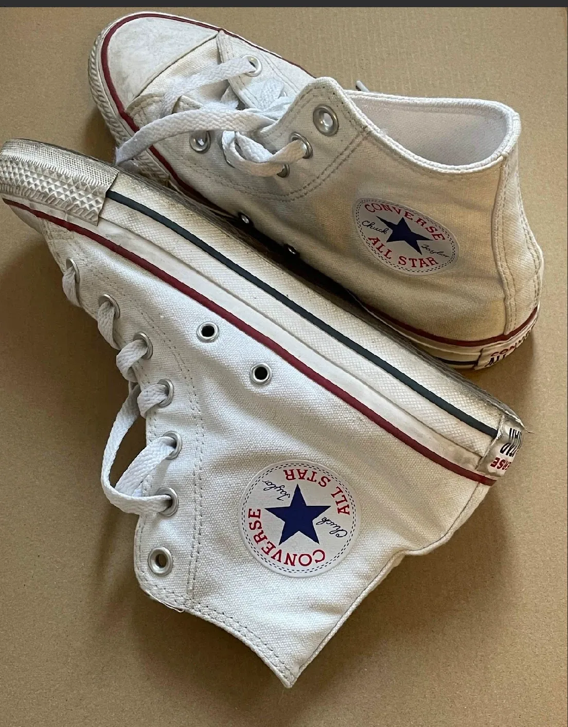 White Converse Shoe