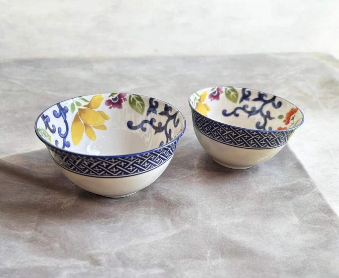 Lauren Ralph Lauren Mandarin Blue Bowls (Set of 2)