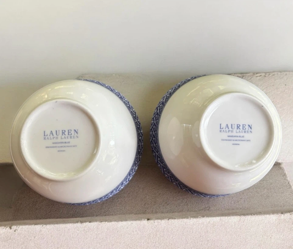 Lauren Ralph Lauren Mandarin Blue Bowls (Set of 2) - photo 3
