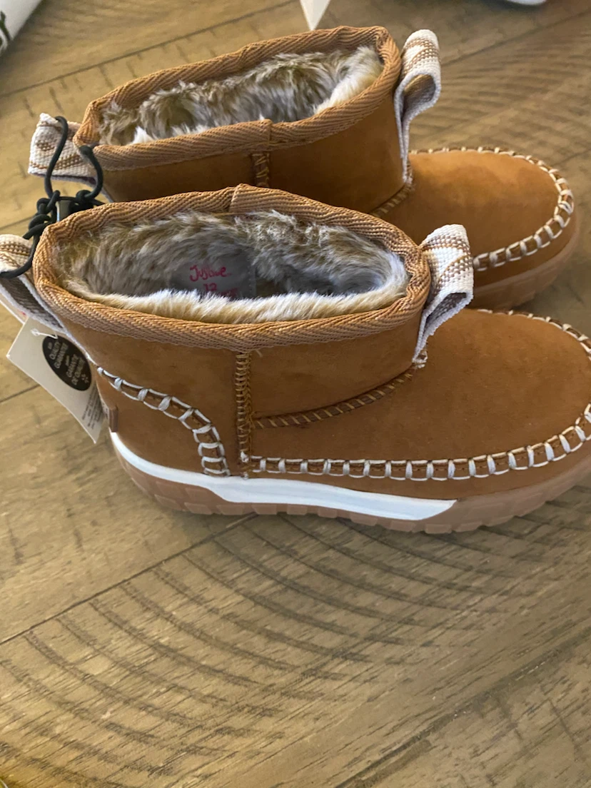 Justice Girls' Brown Boots Size 12 - photo 5