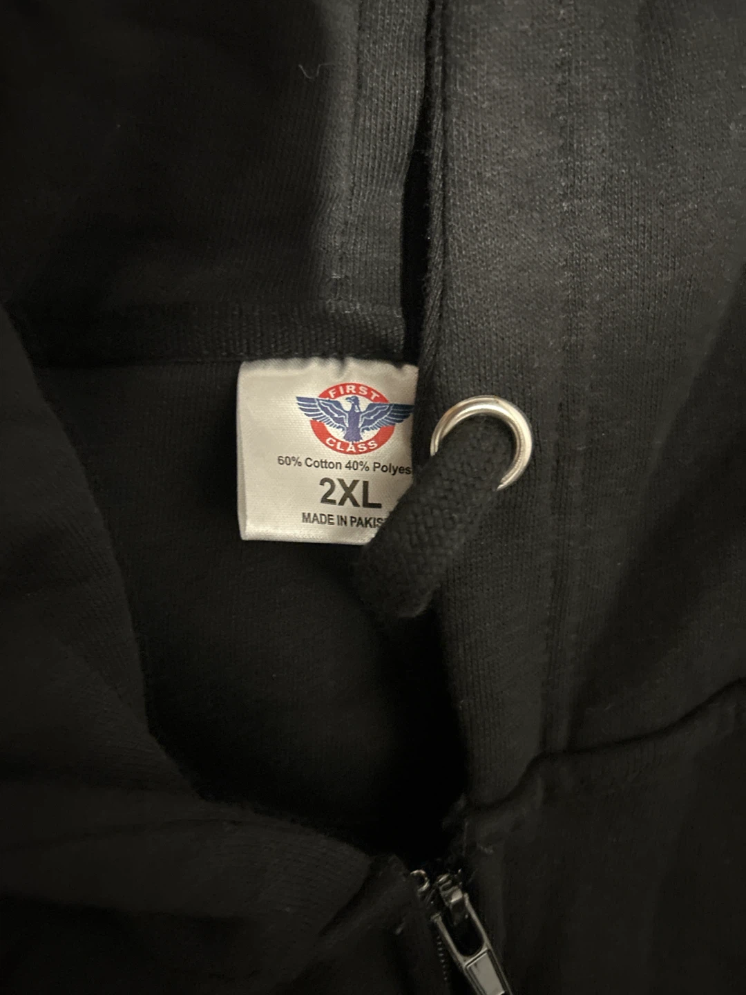 Black Security Zip-Up Hoodie - photo 2