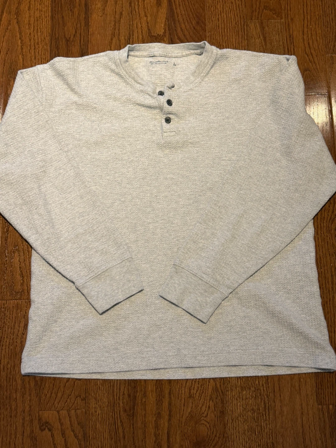 Abercrombie & Fitch Long Sleeve Henley Shirt