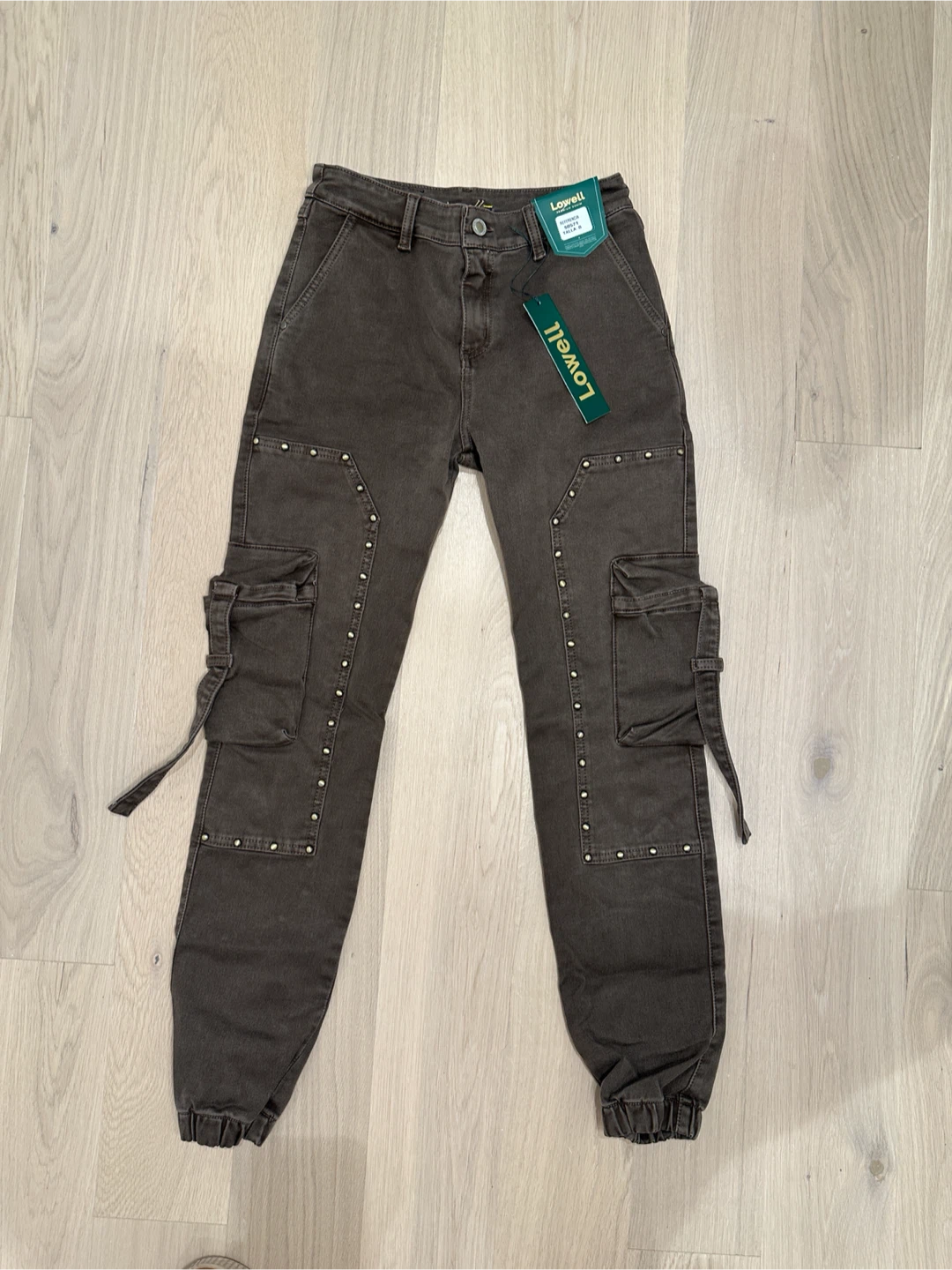 Lowell Studded Cargo Jogger Pants - photo 2