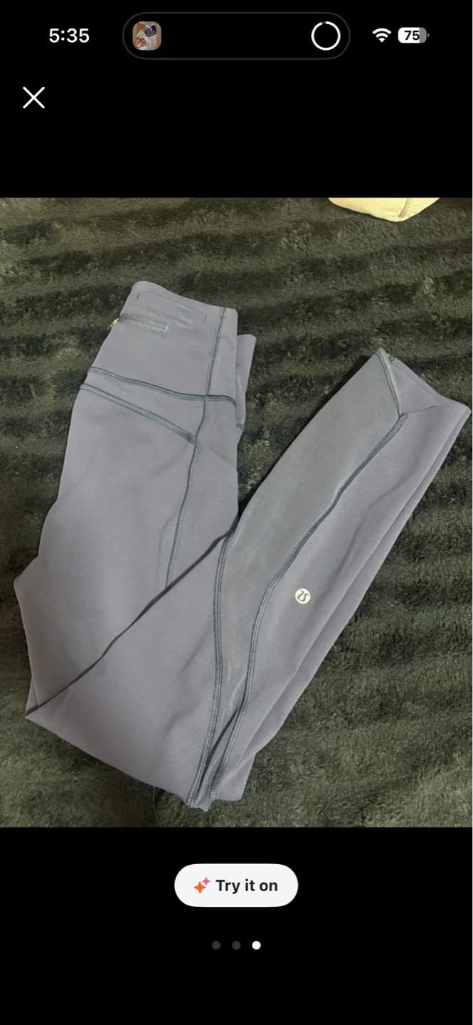 Lululemon Leggings - Purple size 8 - photo 2