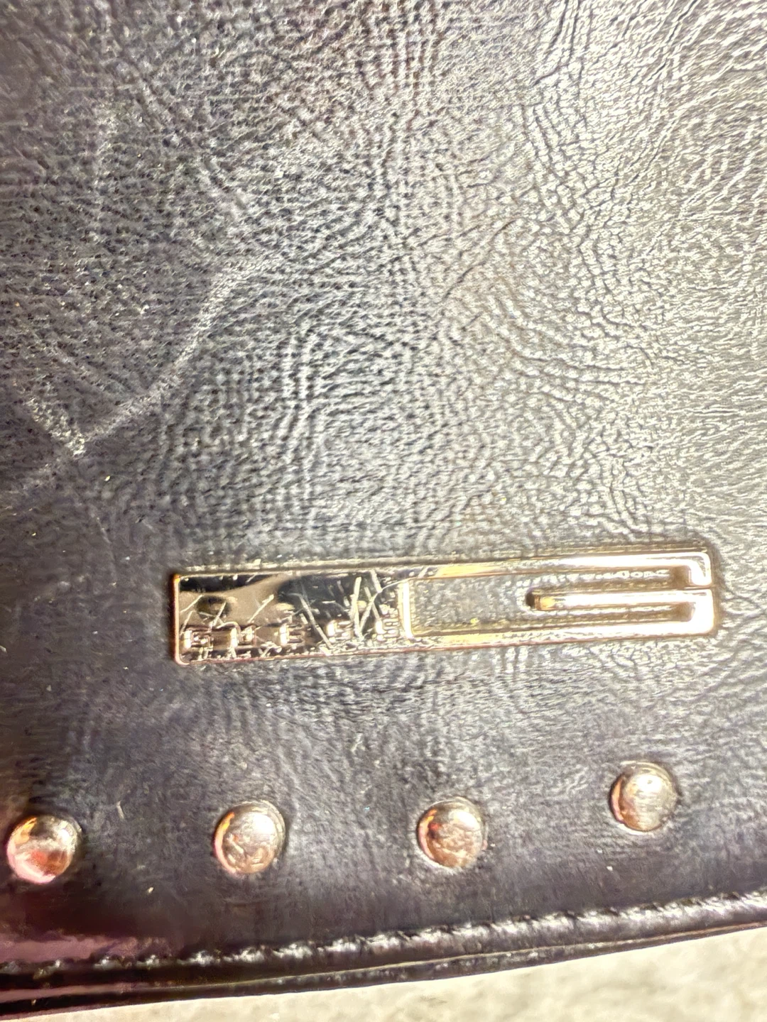 Vintage 90s/Y2K GUESS Black Studded Shoulder Bag - photo 4