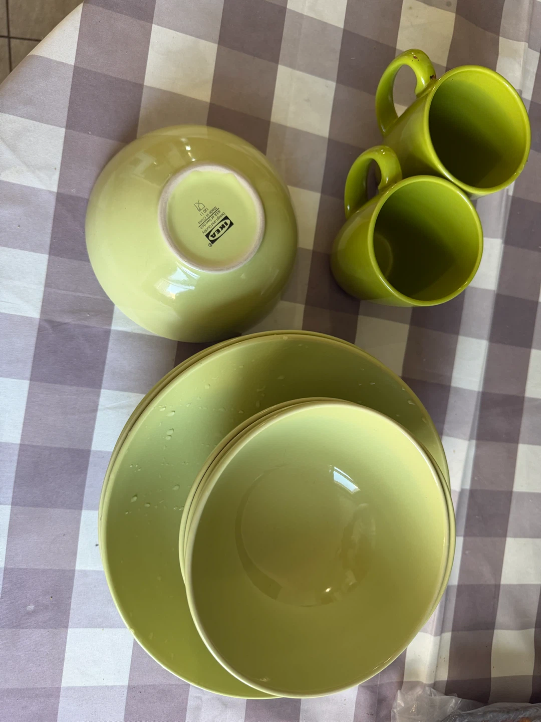 IKEA 2 Mugs, 4 Bowls, and 4 Plates Set - photo 5