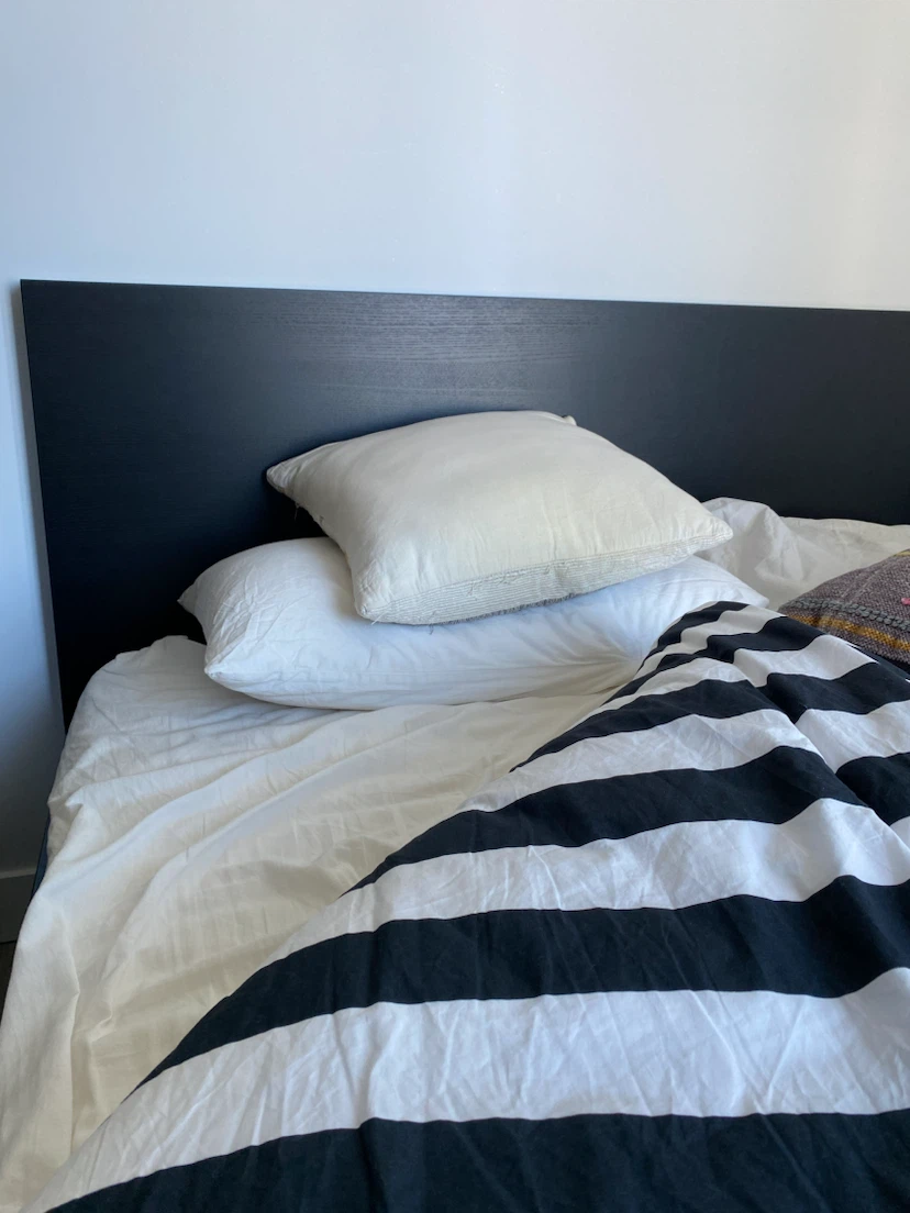 Black Double Bed Frame with Storage Drawers&Queen Size Mattress - photo 2