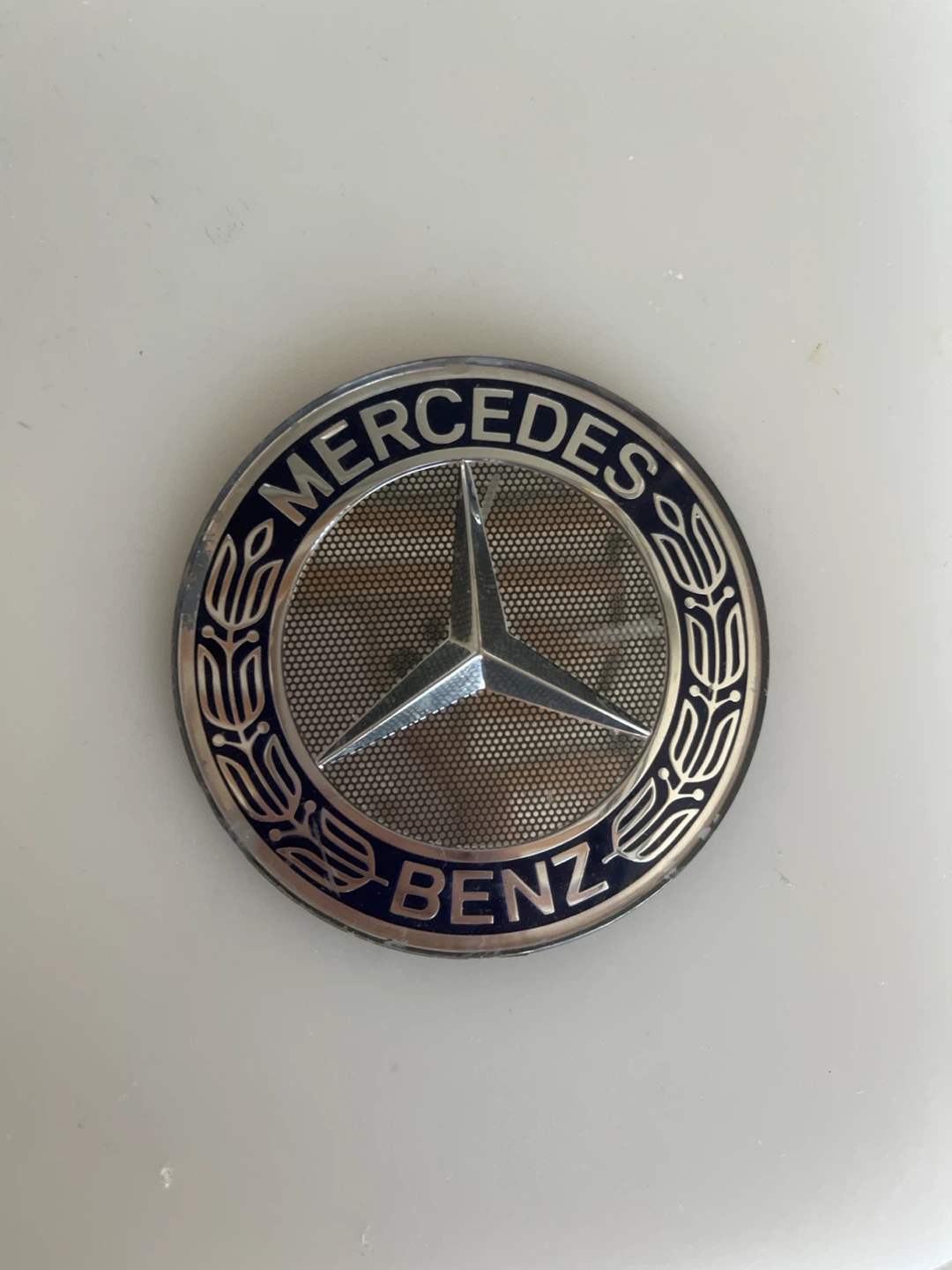 Benz found on ground