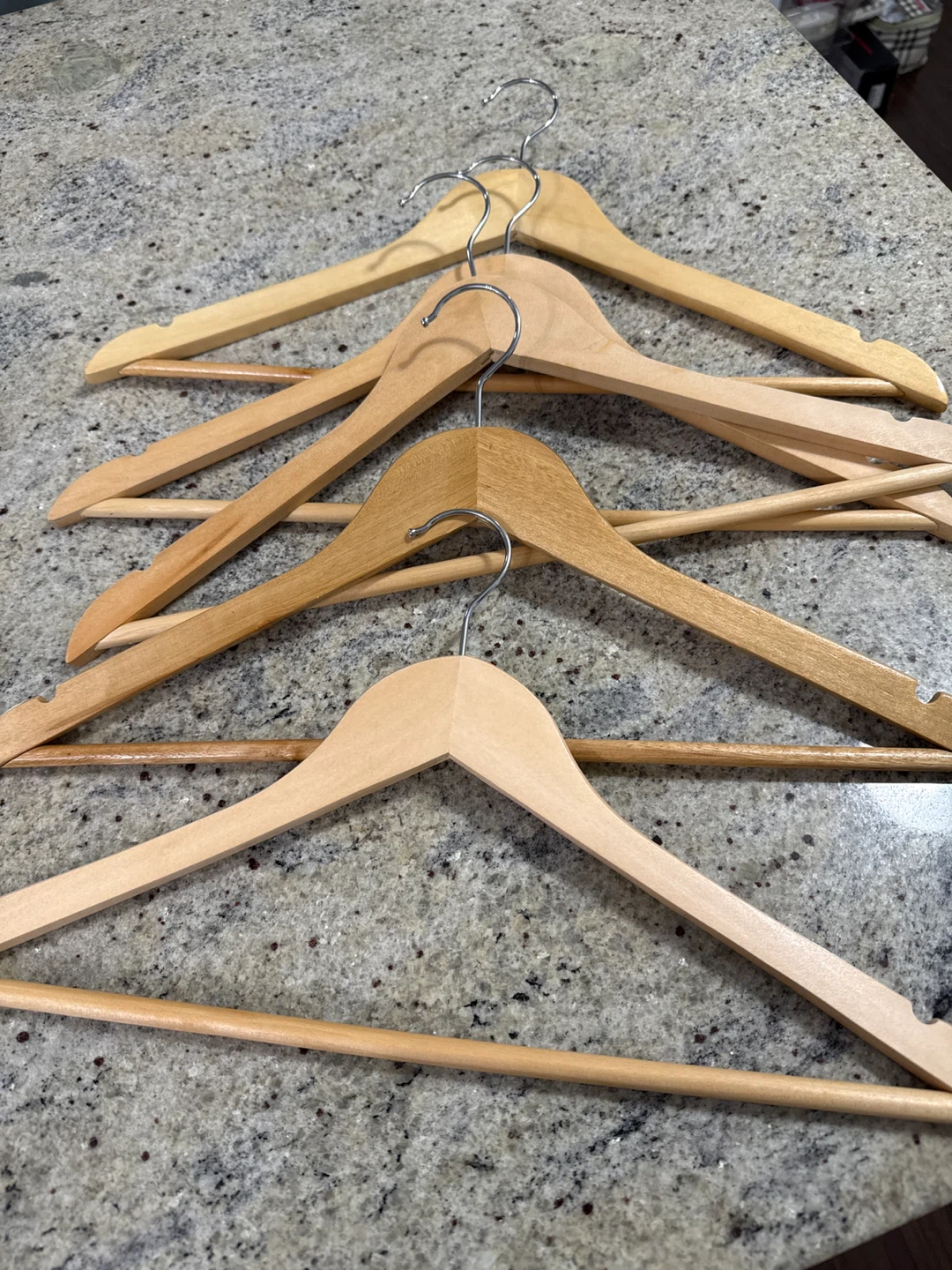 Wooden Clothes Hangers ( Quantity 19 )