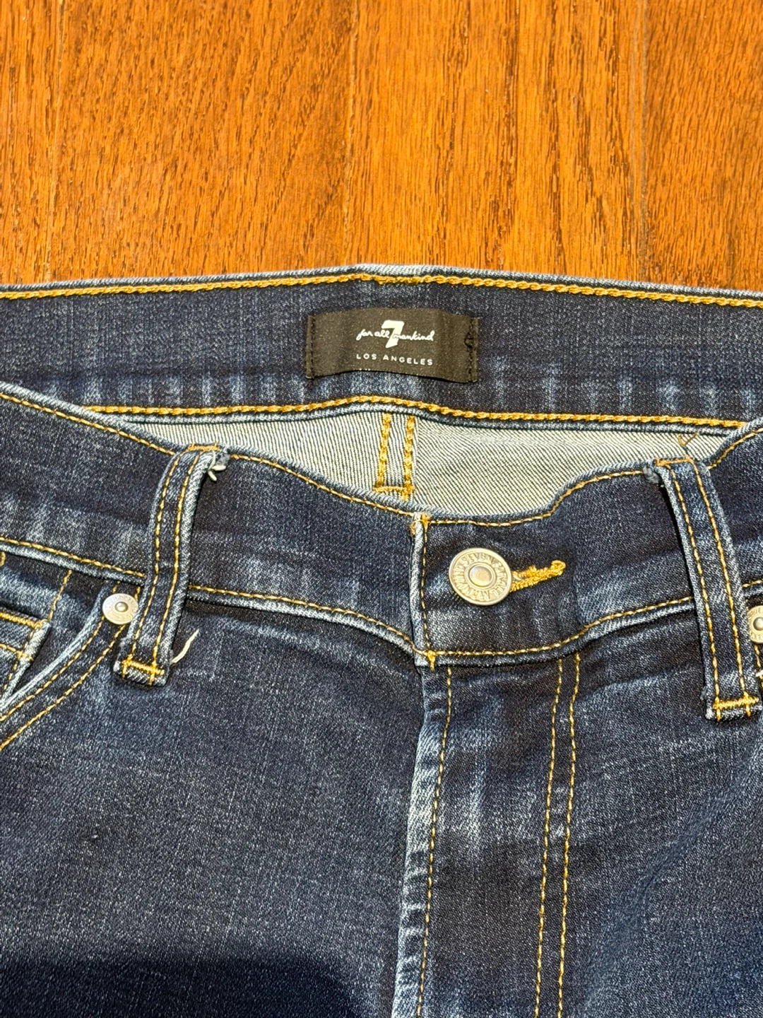 7 For All Mankind Dark Wash men’s Jeans - photo 2