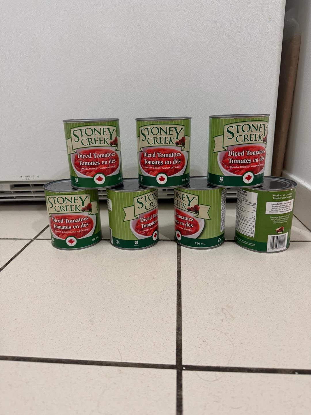 Stoney Creek Diced Tomatoes - 796 mL (Set of 7)
