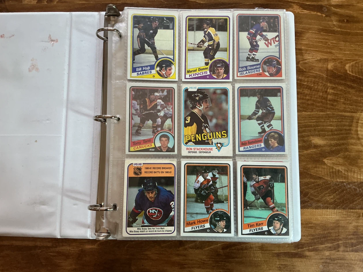 Approx. 133  1980’s O-PEE-CHEE & TOPPS Hockey Cards Collection