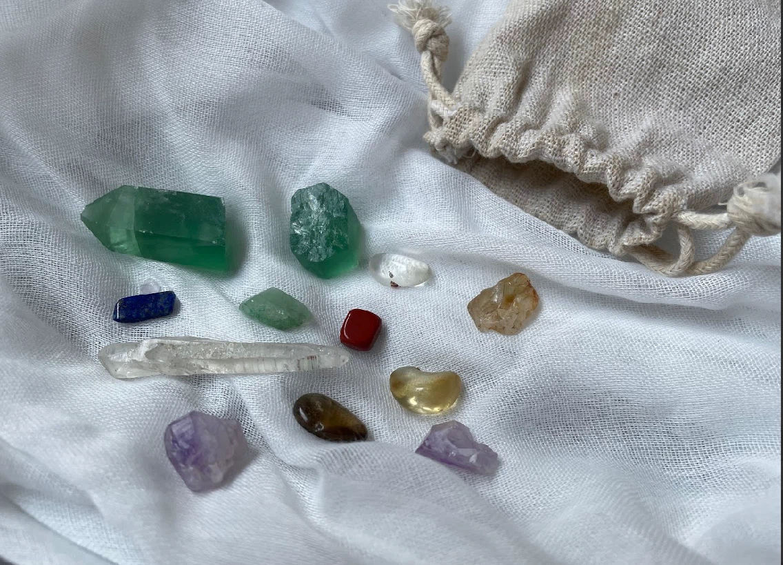 12 assorted bag of crystals