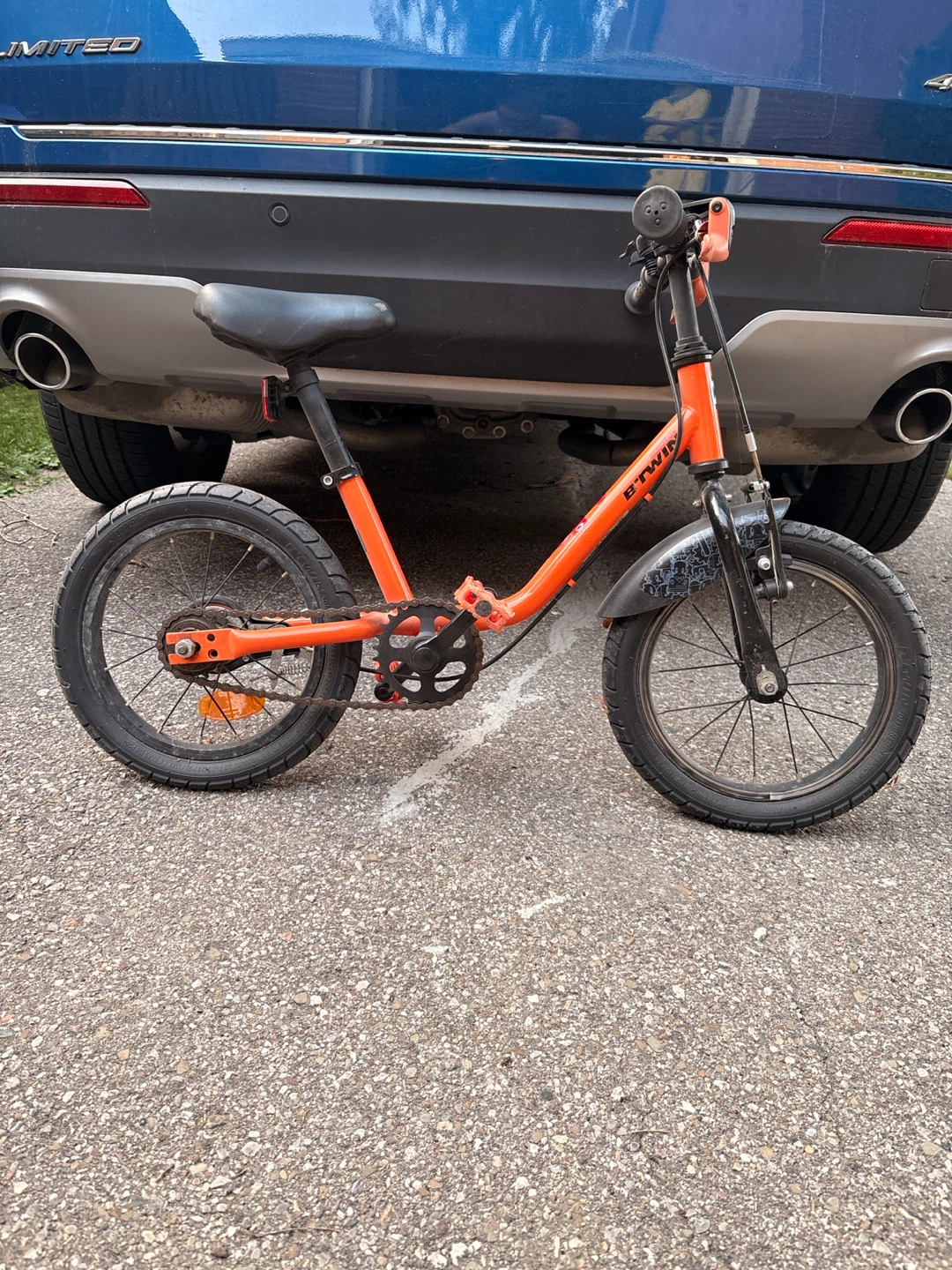 Orange BTWIN Kids Bike