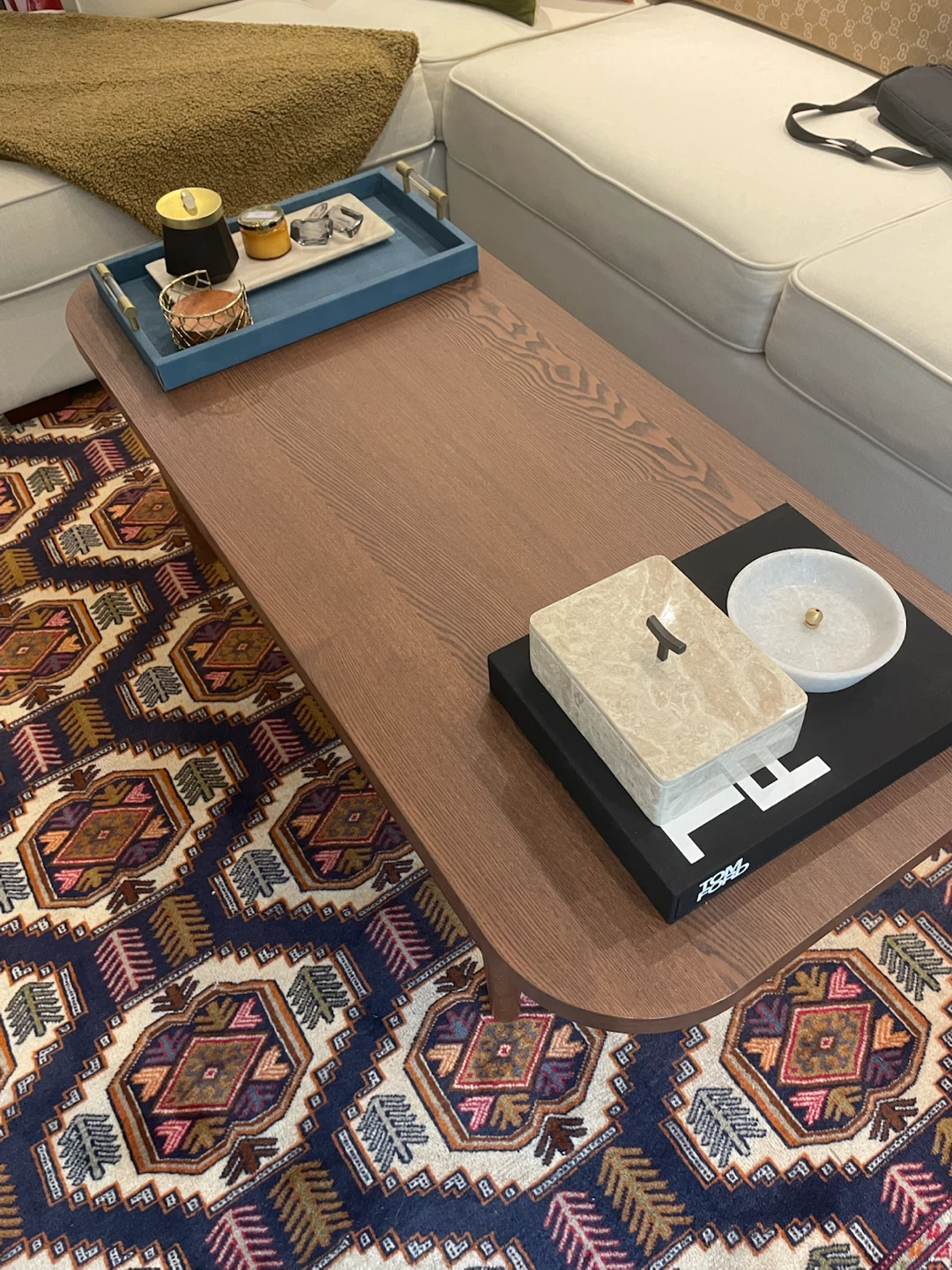 Scandinavian Style Coffee Table in Walnut