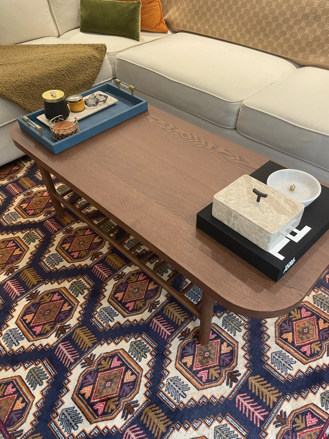 Scandinavian Style Coffee Table in Walnut - photo 3