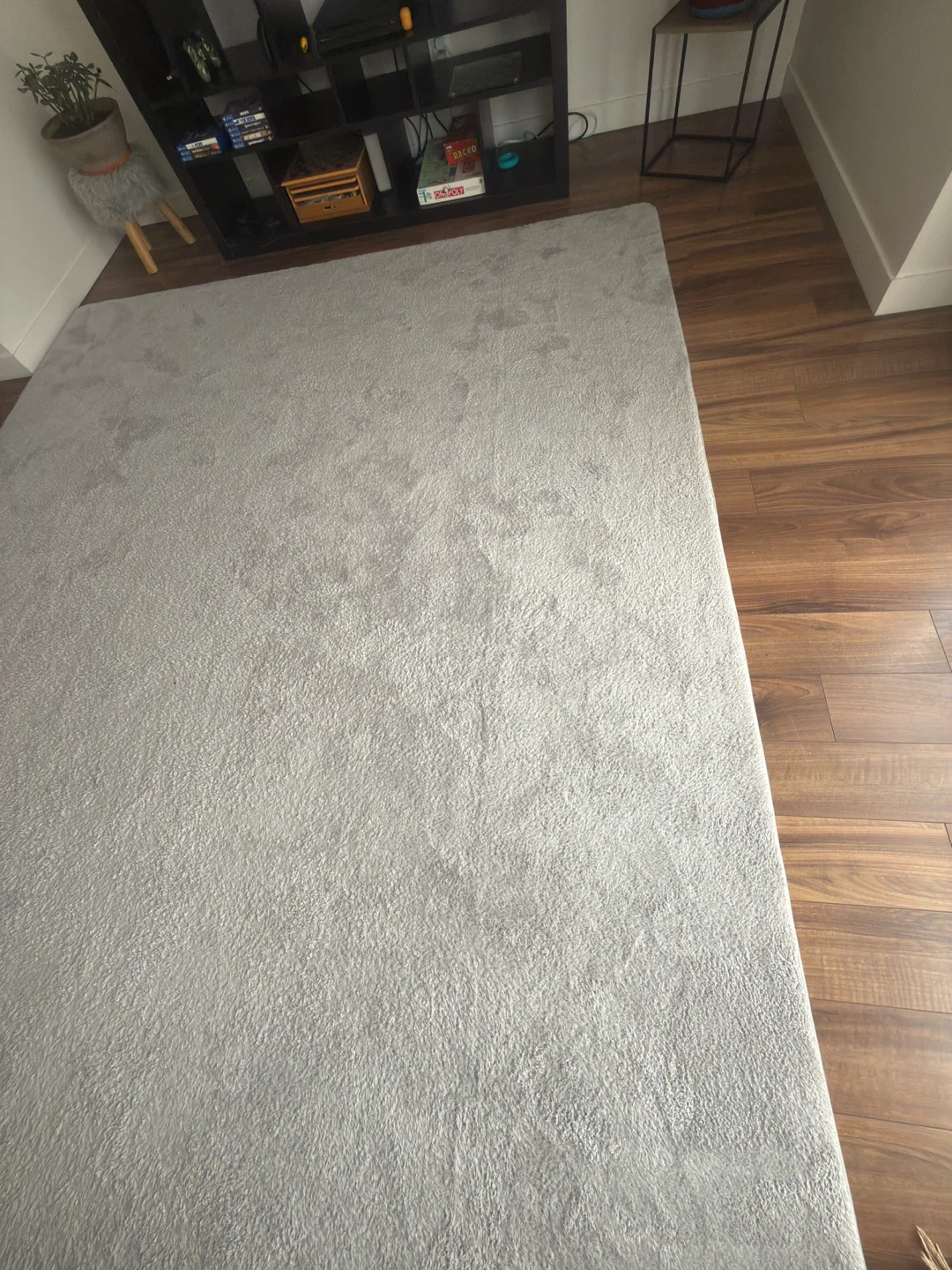 2 Light Grey Plush Area Rug set for sale - photo 2