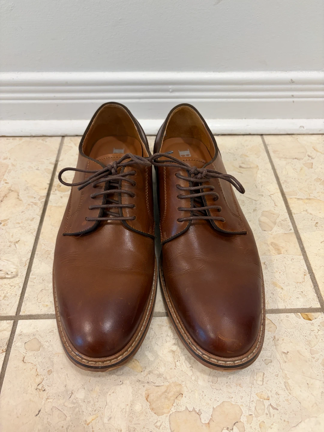 Brown Leather Dress Shoes - photo 2