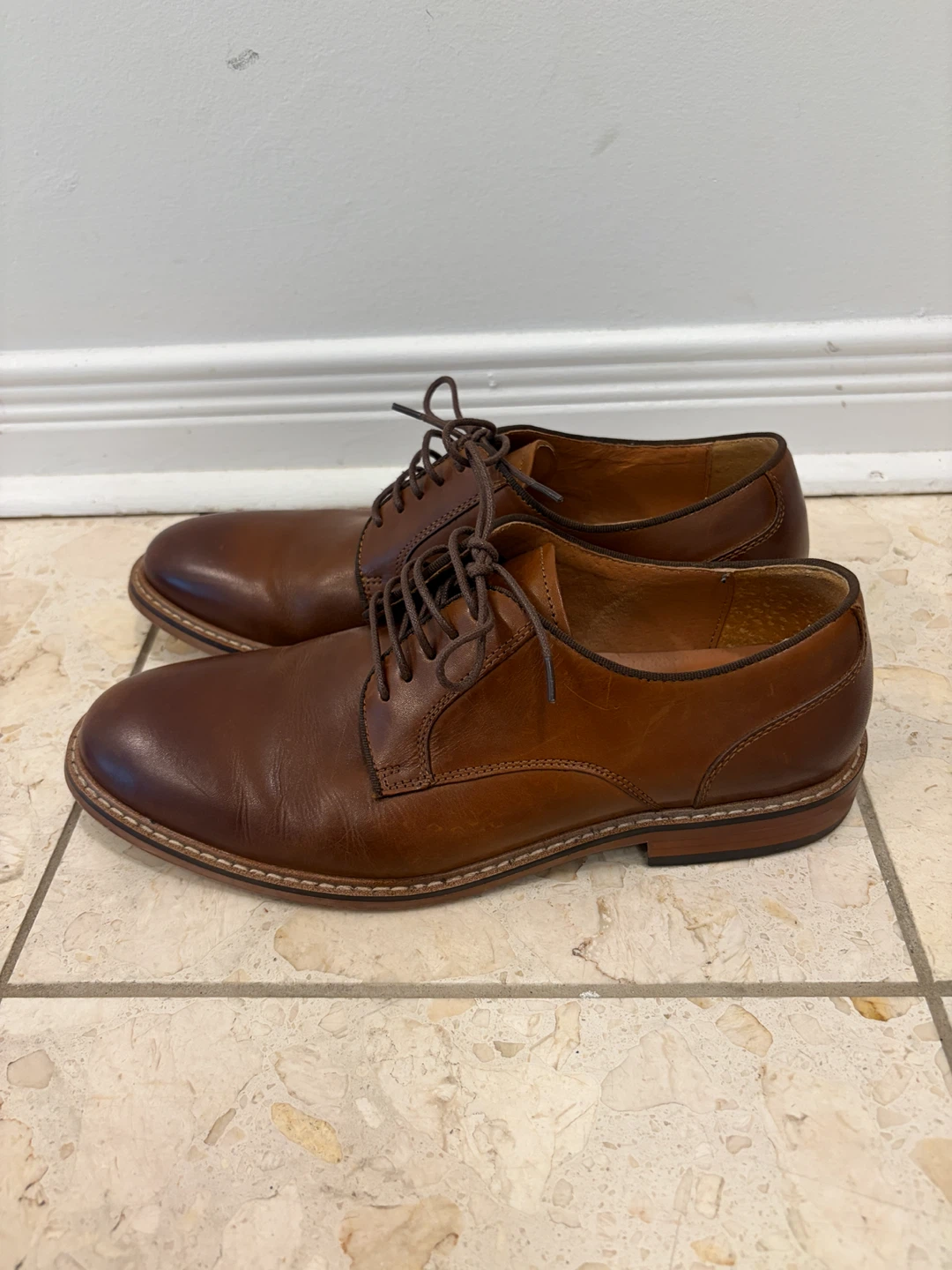 Brown Leather Dress Shoes - photo 3