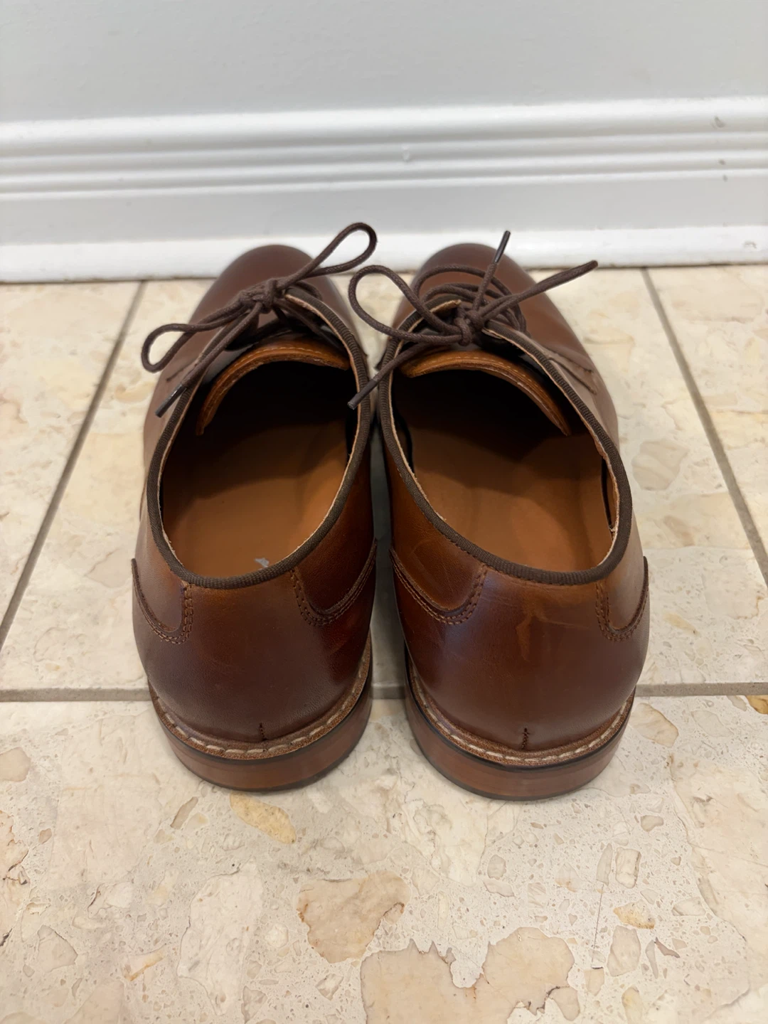 Brown Leather Dress Shoes - photo 4