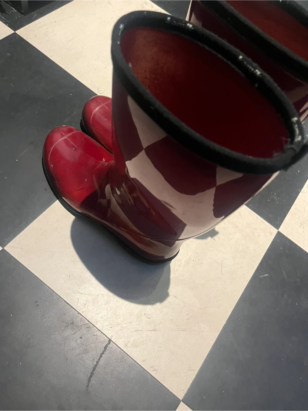 Kamik Burgundy Red Rain Boots - photo 2