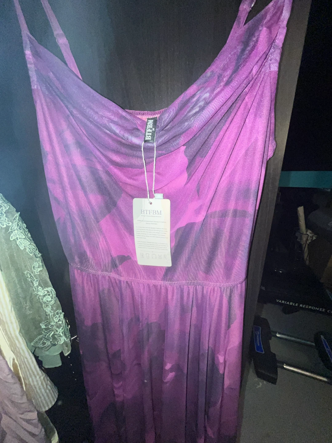 BTFBM Purple Camo Maxi Dress - photo 2
