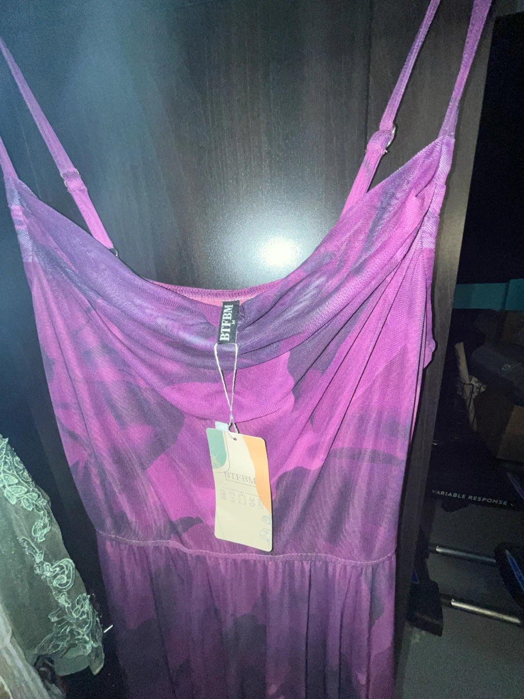 BTFBM Purple Camo Maxi Dress - photo 3